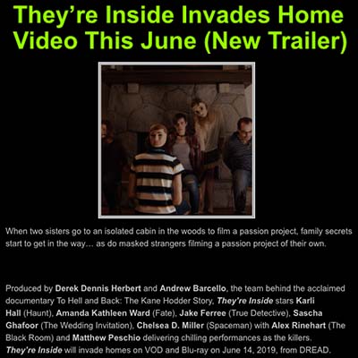 They’re Inside Invades Home Video This June (New Trailer)